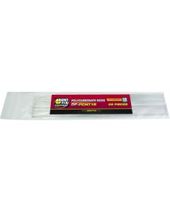 DENDF-PCNT15 image(0) - 25PK 15mm Poly Plastic Rods