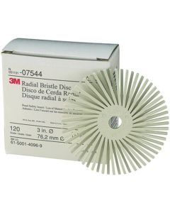 MMM7544 image(0) - DISCS RADIAL BRISTLE 3" 120 GRADE