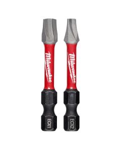 MLW48-32-4443 image(0) - Milwaukee Tool SHOCKWAVE 2" 2PC ECX Combo Kit