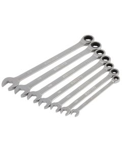 JSP78982 image(0) - 7PC SAE 144 POSITION RATCHETING WRENCH SET