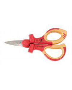 WIH32951 image(0) - Insul. Proturn Electrician"s Shears, 6.3" OAL w/ Cable Notch. Stainless Steel Blades