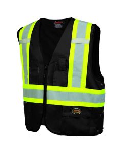 SRWV1021571U-SM - Safety Vest - Black