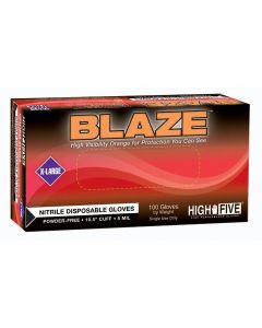 MFXN481 image(0) - BLAZE PF NITRILE EXAM GLOVES SMALL