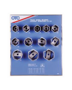 OTC9852 image(0) - 12PC Bearing Locknut Socket Display