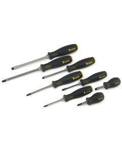 TIT17208 image(0) - SCREWDRIVER SET 8PC