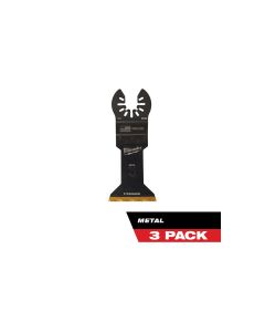 MLW49-25-1263 image(0) - Milwaukee Tool OPEN-LOK 1-3/4" TITANIUM CHARGED Bi-Metal Multi-Material Multi-Tool Blades 3PK