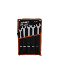 SUN9918MA image(0) - 5 piece Metric Full Polished V-Groove Combination Wrench Set