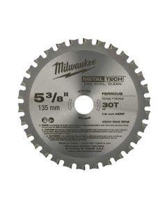 MLW48-40-4070 image(0) - 5-3/8" 30 TEETH FERROUS METAL CIRCULAR SAW BLADE