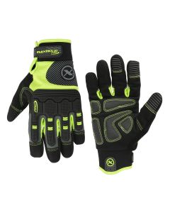 LEGGH700PM image(0) - Flexzilla® Pro High Dexterity Impact HD Pro Gloves, Synthetic Leather, Black/ZillaGreen™, M