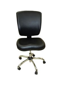 LDS1010536 image(0) - LDS (ShopSol) Dental Lab Chair, Vinyl Back Black Seat