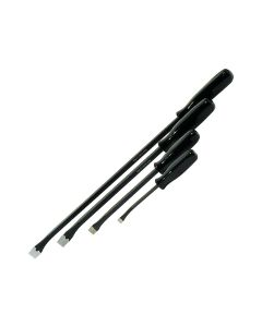 KTI19240 image(0) - K Tool International Pry Bar Set Bent End 4 Piece w/ Black Square Handle