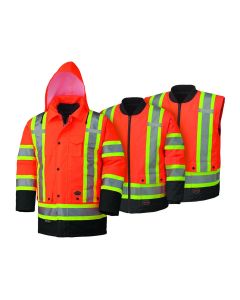 SRWV1120151U-L - Hi-Vis Waterproof 7in1 Parka