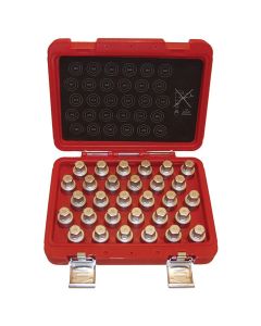 LTILT4180 image(0) - Milton Industries LTI Tool By MIlton Mercedes "A" Wheel Master Key Set