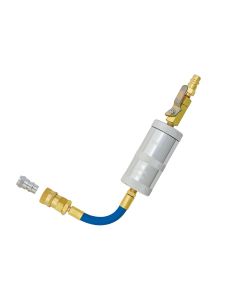 TRATP9883-BX image(0) - Universal, 2 oz (60 ml), Refillable A/C and Oil Fluid Injector w/ R-1234yf Hose, Coupler and Purge Fitting