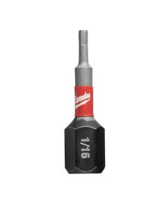 MLW48-32-4700 image(0) - Milwaukee Tool SHOCKWAVE Impact Hex 1/16" Insert Bits (Bulk 25)