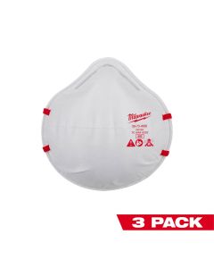 MLW48-73-4032 image(0) - Milwaukee Tool 3PK N95 Respirator