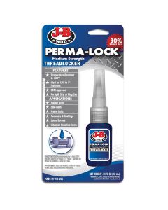 JBW24213 image(0) - J-B Weld Perma-Lock 13 Ml. Blue Threadlocker