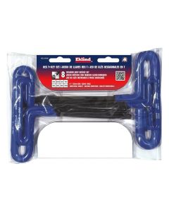 EKL55168 image(0) - HEX KEY SET 8 PC T-HANDLE 6IN. METRIC 2-10MM CUSH