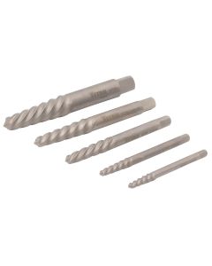 TIT85500 image(0) - 5 Pc. Screw Extractor Set (7/64", 9/64", 19/64", 1/4", 5/32")