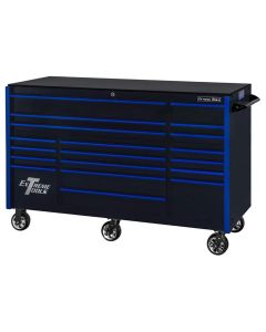 EXTRX722519RCBLBK-X image(0) - RX Series 72" 19 Drawer 25" Dp Roller Cabinet Blck