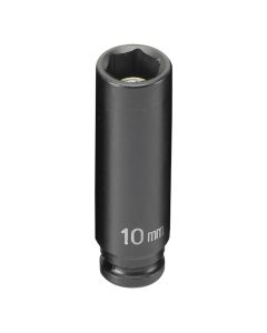 GRE910MDG image(0) - SOC 10MM 1/4D IMP MAG 6PT DP BLK