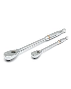 KDT81268T image(0) - 2 Pc. 1/4", 3/8" Drive 90 Tooth Long Hndl Ratchet Set