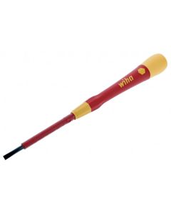 WIH32004 image(0) - Insul. PicoFinish Precision Slotted Screwdriver 3.5x60mm