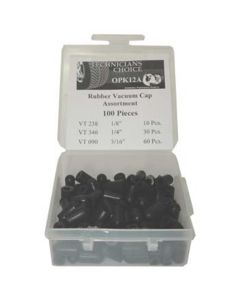 TMROPK12-A image(0) - Rubber Vacuum Cap Assortment (100-pc)