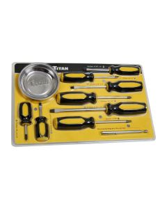 TIT17241 image(0) - 10-PC SCREWDRIVER SET WITH MAGNETIC