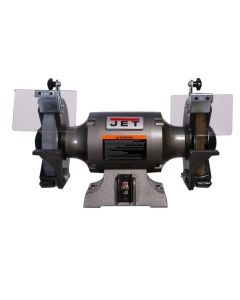 JET577128 image(0) - SHOP GRINDER 8" GRINDING & WIRE WHEEL, 1HP,