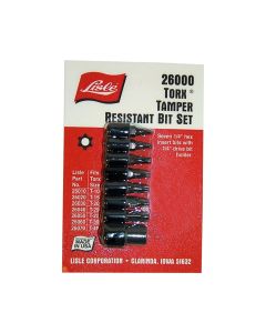 LIS26000 image(0) - TORX TAMPERPROOF BIT SET 8 PC.1/4IN.DR HOLDER