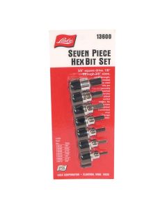 LIS13600 image(0) - SOCKET HEX BIT SET 3/8IN. DR 7PC SAE 1/8 TO 3/8IN