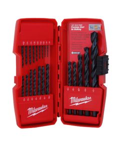 MLW48-89-2801 image(0) - THUNDERBOLT BLACK OXIDE JOBBER LENGTH 21-PC DRILL BIT SET IN CASE