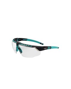 UVXS2880HS image(0) - Uvex Avatar Glasses Blk/teal, Clear Hsaf