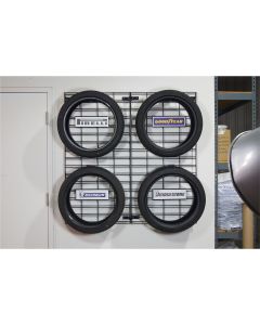 MRIMWG-2448-KIT image(0) - WALL GRID TIRE DISPLAY WITH HOOKS