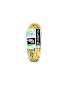 ECI01287 image(0) - EXT CORD 25' 16/3 YEL LITED END