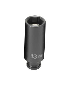 GRE913MDG image(0) - SOC 13MM 1/4D IMP MAG 6PT DP BLK