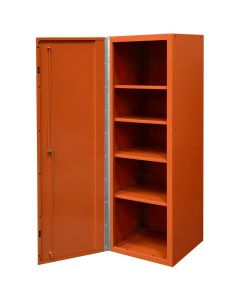 EXTDX192100SLORBK image(0) - DX 19x 21 Locker 4Shelves, Orange w/BK Handle