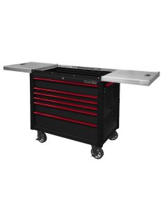 EXTEX4106TCSRDBK image(0) - 41" 6 Drawer Slide Top Tool Cart, Red