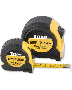 TIT10903 image(0) - TAPE MEASURE SET 2-PC DUAL-RULE ST