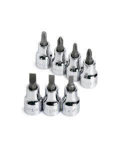 SKT19737 image(0) - 7-Piece 3/8 in. Drive Screwdriver Bit Socket Set