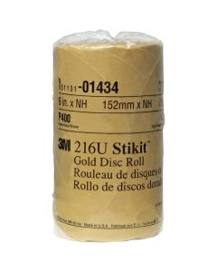 MMM1434 image(0) - GOLD DISC ROLLS STIKIT P400 6IN 175/ROLL