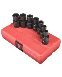 SUN3654 image(0) - SOCKET SET IMPACT 3/8IN. DRIVE 7PC STD SAE UNIV