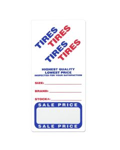 PETFB-P9943-79 - Adhesive Tire Label - 500 per Roll