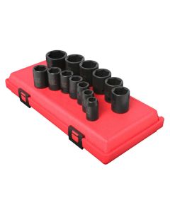 SUN2650 image(0) - SOCKET SET IMPACT 1/2IN. DRIVE 13 PC STD SAE 6 PT