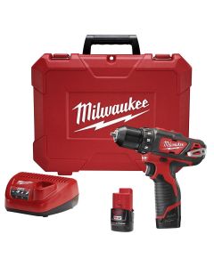 MLW2407-22 image(0) - M12 3/8" CORDLESS DRILL DRIVER (2) BATT KIT