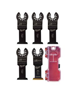 MLW49-10-9121 image(0) - Milwaukee UNIVERSAL FIT OPEN-LOK OSCILLATING MULTI-TOOL 5PC MULTI-TOOL BLADE GP KIT