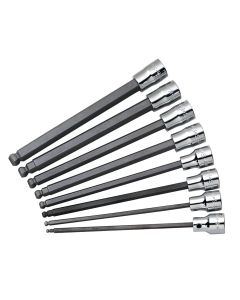 SKT19748 image(0) - S K Hand Tools LONG BALL HEX BIT SET 8PC