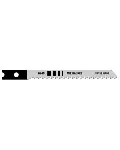 MLW48-42-0240 image(0) - Milwaukee Tool 3-1/8" Gp Jig Saw Blades, 8 Tpi, High Carbon Steel, U-Shank, (5-Pk)