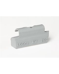 PLO10541 image(0) - 2.25 oz AW style Plasteel clip-on weight